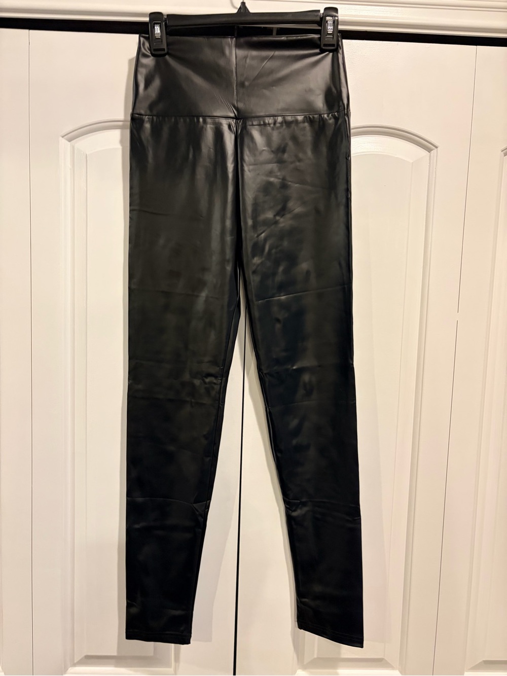 Black Faux Leather women’s Leggings